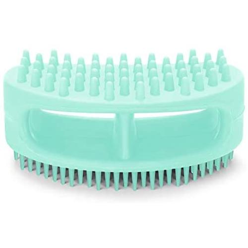 Famobest Dog Brush & Cat Brush, Soft Silicone Dog Grooming Brush, Pet Bath & Massage Brush for Cats and Dogs with Short or Long Hair, Cat Slicker Shedding Hair Brush for All Pet Sizes