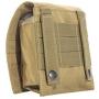 Tactical Dog Service Training Harness with 3 Detachable Pouches Molle Adjustable K9 Vest Harness