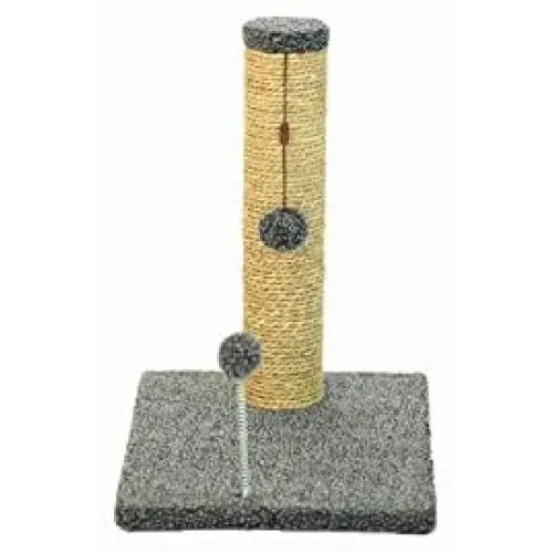 Cat Craft COM15SGBEFL Beige Fleece Base 15'' Sea Grass Scratching Post Cat Craft COM15SGBEFL Beige Fleece Base 15'' Sea Grass Scratching Post