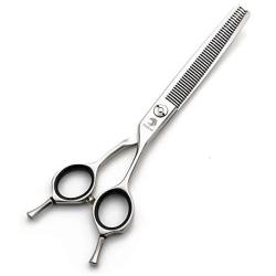 TIJERAS 6.5'' Professional Dog/Pet Grooming Scissors Thinning Shears Dog Cutting Scissors Japanese 440C 46-Teeth for Pet Groomer or Home Use