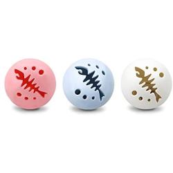 CatYou Cat Ball Toys Flash Light Ball Catnip Ball Bell Ball Interactive Kitten Toys