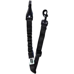 Black Rhino - Safety First Doggie Seat Belt - Adjustable Length - | Bungee Shock Absorption | Car Seat Belt Perfect for Small Medium Large Pets Dogs Cats - Safety Leads - Vehicle Seatbelt Harness