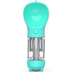 Alesnomy Dog Water Bottle with Trash Bag Small Shovel Multifunctional pet Portable Drinking Cup for Outdoor Walking Travel