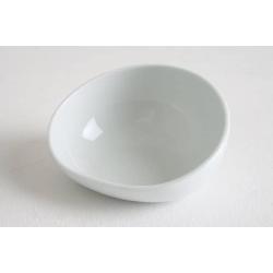 Hario Ceramic Buhi Plate Dog Bowl, 150ml, White