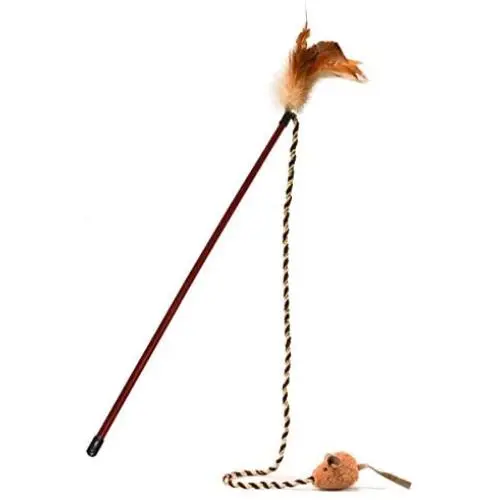 OurPets Play-N-Squeak Bounce-N-Pounce Wand Interactive Cat Toy OurPets Play-N-Squeak Bounce-N-Pounce Wand Interactive Cat Toy