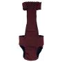 Barkertime Dog Diaper Overall - Made in USA - Burgundy Escape-Proof Premium Waterproof Dog Diaper Overall for Dog Incontinence, Marking, Housetraining and Females in Heat