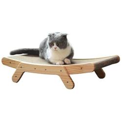 ZAMATE Cat Scratching Board, Corrugated Cat Scratcher Cardboard for Furniture Protection, Reusable Cats Scratching Pad Lounge Durable Toy