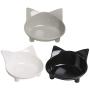 Cat Bowl Non Slip Cat Food Bowls,Pet Bowl Shallow Cat Water Bowl to Stress Relief of Whisker Fatigue,Dog Bowl Cat Feeding Wide Bowls for Puppy Cats Small Animals(Safe Food-Grade Material)