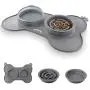 BIERDORF Dog Bowls Slow Feeder Dog Food Bowl Fun Feeder Eco-Friendly Non-Toxic No Choking Healthy Design Bowl with Silicone Mat Water Bowl for Dogs Cats and Pets BIERDORF Dog Bowls Slow Feeder Dog Food Bowl Fun Feeder Eco-Friendly Non-Toxic No Choking Healthy Design Bowl with Silicone Mat Water Bowl for Dogs Cats and Pets