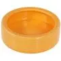 POPETPOP Pet Bowl Anti-Escape Ceramics Food Round Basin Feeding Water Bowl Turtle Gecko Chameleon Small Animals Size M (Orange) POPETPOP Pet Bowl Anti-Escape Ceramics Food Round Basin Feeding Water Bowl Turtle Gecko Chameleon Small Animals Size M (Orange)