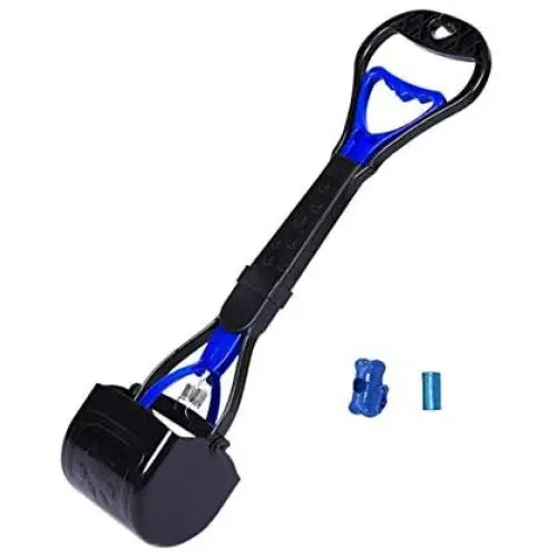 Ceasyde Dog Pooper Scooper, 17.7 Inch Long Handle Walking Poo Remover Grabber Picker for Outdoor/Indoor Pick Up Cat and Small Dogs Animal Waste Ceasyde Dog Pooper Scooper, 17.7 Inch Long Handle Walking Poo Remover Grabber Picker for Outdoor/Indoor Pick Up Cat and Small Dogs Animal Waste