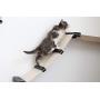 CatastrophiCreations Fabric Raceway Hammock Lounger Wall-Mounted Cat Shelving