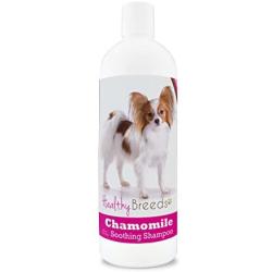 Healthy Breeds Chamomile Dog Shampoo & Conditioner with Oatmeal & Aloe for Papillon - OVER 200 BREEDS - 8 oz - Gentle for Dry Itchy Skin - Safe with Flea and Tick Topicals