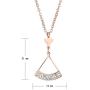 JENIGH JEWEL Necklace 18K Gold Plated Stainless Steel Pendant Necklace Gift Jewelry for Women
