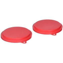 Fox Run Pet Food Can Covers, Red