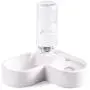 Meows Pet Feeder and Water Dispenser Pet Owner Gift Water Food Feeder Bowls Heart-Shaped Automatic Refill pet Double Bowl Automatic Water Dispenser for Dogs & Cats Meows Pet Feeder and Water Dispenser Pet Owner Gift Water Food Feeder Bowls Heart-Shaped Automatic Refill pet Double Bowl Automatic Water Dispenser for Dogs & Cats