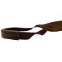 Hide & Drink, Extra Tough Thick Leather Dog Tug Toy for Training / Playing w/Comfortable Strap, Heavy Duty Handmade :: Bourbon Brown