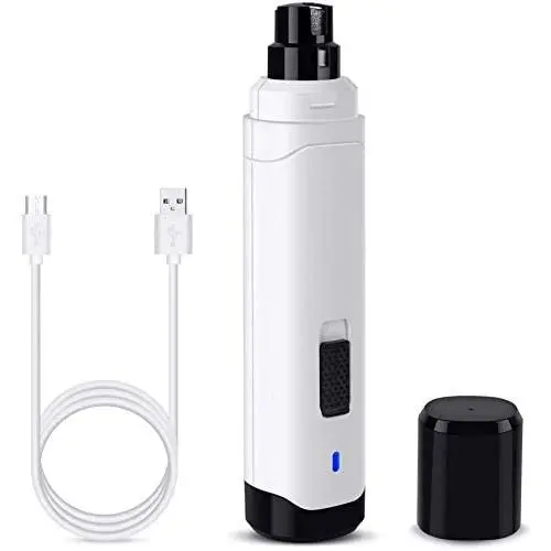 Casfuy Dog Nail Grinder Upgraded - Professional 2-Speed Electric Rechargeable Pet Nail Trimmer Painless Paws Grooming & Smoothing for Small Medium Large Dogs & Cats Casfuy Dog Nail Grinder Upgraded - Professional 2-Speed Electric Rechargeable Pet Nail Trimmer Painless Paws Grooming & Smoothing for Small Medium Large Dogs & Cats
