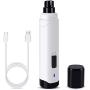 Casfuy Dog Nail Grinder Upgraded - Professional 2-Speed Electric Rechargeable Pet Nail Trimmer Painless Paws Grooming & Smoothing for Small Medium Large Dogs & Cats