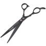 7.0 inch Left Handed Dog Hair Cutting Scissors Curved and Thinning Shears Kit Pet Grooming Supplies with Bag by Freelander
