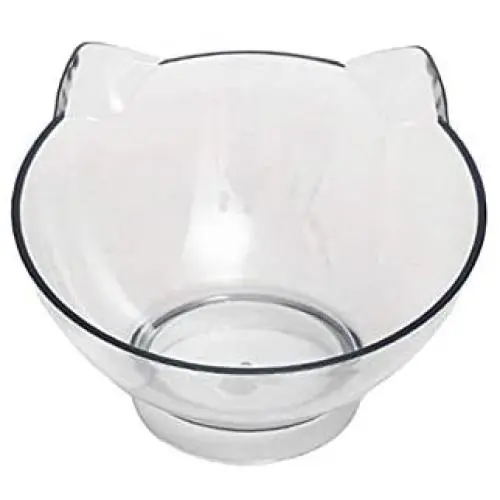 Luck Dawn Cat Elevated Bowl with Raised Stand, 15 Degree Tilted Design Neck Guard Stand Raised Pet Food Water Feeder Bowl for Cats or Small Dogs Luck Dawn Cat Elevated Bowl with Raised Stand, 15 Degree Tilted Design Neck Guard Stand Raised Pet Food Water Feeder Bowl for Cats or Small Dogs