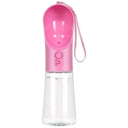 Dog Water Bottle Portable Pet Water Bottle Leak Proof Dog Water Dispenser, Lightweight Dog Travel Water Bottle Bowl for Walking 13.5OZ Dog Water Bottle Portable Pet Water Bottle Leak Proof Dog Water Dispenser, Lightweight Dog Travel Water Bottle Bowl for Walking 13.5OZ
