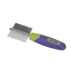 Lil Pals Double-Sided Dog Comb, Green