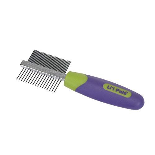 Lil Pals Double-Sided Dog Comb, Green