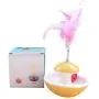 Studyset Interactive Cat Toy,Funny Rolling Scratching Ball Tumbler Interactive Toy with Feather for Pet Cat Yellow L Studyset Interactive Cat Toy,Funny Rolling Scratching Ball Tumbler Interactive Toy with Feather for Pet Cat Yellow L