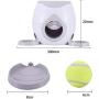 LFOZ Pet Smart Automatic pet Feeder Fetch Tennis Ball Launcher Dog Training Toys Interactive Throwing Ball Machine Dog Feeder