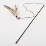 Pet Cat Toy Teaser Multi Color Bird Feather Goods for Cats Cat Catcher Teaser Stick Toys Cat Supplies Pet Cat Toy Teaser Multi Color Bird Feather Goods for Cats Cat Catcher Teaser Stick Toys Cat Supplies