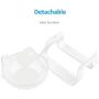 Gbziyjk Cat Bowl Raised Stand Tilted Angled,Pet Dish Transparent Plastic Feeding Bowls Good Non Slip Proof Adjustable Detachable Heavy Duty Durable