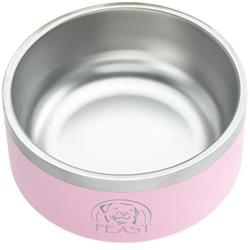 Feast Stainless Steel Dog Bowl, Heavy Duty, Dishwasher Safe, Anti-Rust, Non-Slip Silicone Ring, A Great Dog Food Bowl and Dog Water Bowl, Small, Medium, and Large Pets, 64 oz