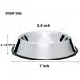 Mlife Stainless Steel Dog Bowl with Rubber Base for Small/Medium/Large Dogs, Pets Feeder Bowl and Water Bowl Perfect Choice (Set of 2) Mlife Stainless Steel Dog Bowl with Rubber Base for Small/Medium/Large Dogs, Pets Feeder Bowl and Water Bowl Perfect Choice (Set of 2)