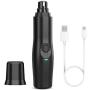 TALLGO Dog Nail Grinder Upgraded - Professional 2-Speed Electric Rechargeable Pet Nail Trimmer Painless Paws Grooming & Smoothing for Small Medium Large Dogs & Cats