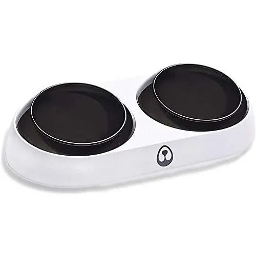 DotPet Elevated Double Dog Bowls,15°Adjustable Tilted Pet Feeding Bowl with Raised Stand Non-Skid Pet Water & Food Bowl Dish for Puppies Dogs Cats Kittens DotPet Elevated Double Dog Bowls,15°Adjustable Tilted Pet Feeding Bowl with Raised Stand Non-Skid Pet Water & Food Bowl Dish for Puppies Dogs Cats Kittens