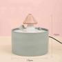 THMY Mushroom Pet Fountain - 1.5 Litre Ceramic Pet Water Fountain Capacity Fresh Filtered Water Dispensers for Cats and Dogs - Adjustable Flow - with 6 Filter Elements
