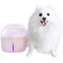 DOGNESS Pet Fountain Cat Water Dispenser Healthy and Hygienic Drinking Fountain 2L Automatic Electric Water Bowl for Dogs, Cats, Birds and Small Animals - Pink