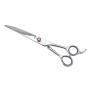 KENCHII Scorpion KESC8C Level-1 8 Inch Curved Even Handle Scissor - Silver