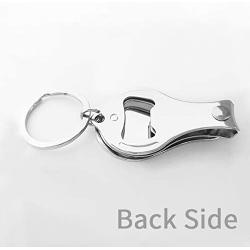 White Rat Animal Pet Game Toys Fingernail Clipper Cutter Opener Key Chain Scissor