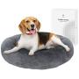 PETLIBRO Calming Dog Bed Donut - Cuddler Round Plush Dog Bed, Soft Warming Indoor for Small Medium Dogs and Cats, Sleeping Comfortable Pet Bed
