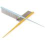 Smith Chu Professional Fine Tooth Pin Tail Comb for Dogs Cats - Aluminium Ally Anti Static Hair Trimmer Combs - Pet Dog Grooming Teasing Comb for Dog Groomers