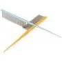Smith Chu Professional Fine Tooth Pin Tail Comb for Dogs Cats - Aluminium Ally Anti Static Hair Trimmer Combs - Pet Dog Grooming Teasing Comb for Dog Groomers