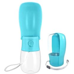 NIEBAIY Dog Water Bottle, Foldable Travel Pet Water Bottle for Dogs, Cats, Lightweight Cat Dog Water Bottles for Walking (Fold 280)