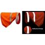 JUJUPUPS Dog Reflective Vest High Visibility Adjustable Strap Safety Jacket,Material Ideal to Keep Dogs Safe While Walking & Hunting