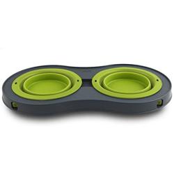 Dexas Popware for Pets Double Elevated Pet Feeder