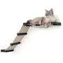 CatastrophiCreations Fabric Raceway Hammock Lounger Wall-Mounted Cat Shelving CatastrophiCreations Fabric Raceway Hammock Lounger Wall-Mounted Cat Shelving