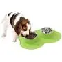 Pet Food and Water Bowls with 2 Stainless Steel Bowl & No Spill Non-Skid Silicone Mat Dog Double Feeding Bowl (350ml x 2) Pet Food and Water Bowls with 2 Stainless Steel Bowl & No Spill Non-Skid Silicone Mat Dog Double Feeding Bowl (350ml x 2)