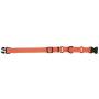KOOWIN Slip Martingale Dog Collar & Dog Harness, Dog Leash with Reflective Strip, Orange/Grey