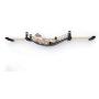 CatastrophiCreations Cat Bridge Wall-Mounted Play and Lounge Toy Cat Tree with Fabric Lounger for Pets - Natural/Natural, One Size